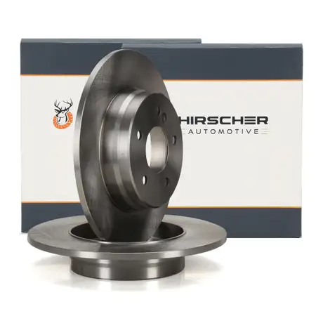 HIRSCHER Bremsscheiben Satz MERCEDES W203 C208 C209 W210 R171 hinten 2104231012