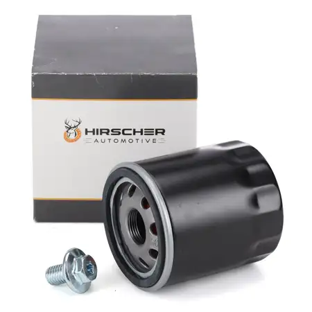 HIRSCHER &Ouml;lfilter + Schraube OPEL Adam Astra K CorsaE Insignia B Karl Mokka / X