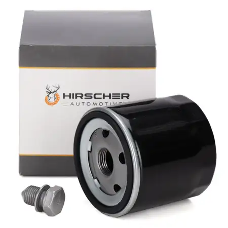 HIRSCHER &Ouml;lfilter 04E115561H + Schraube N90813202 VW Golf 7 Passat Polo 1.0-1.5 TSI