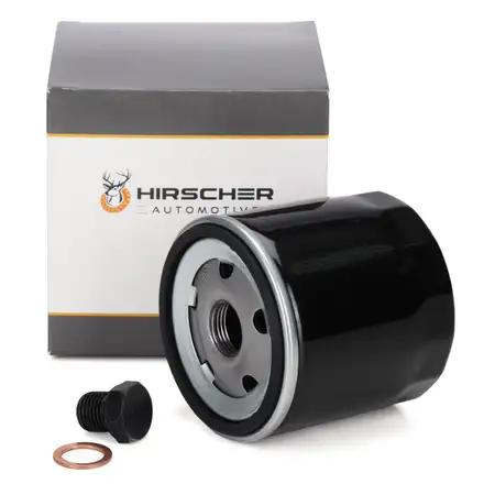 HIRSCHER &Ouml;lfilter 04E115561H + Schraube N90288901 VW Golf 7 Passat Polo 1.0-1.5 TSI