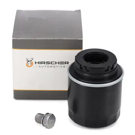 HIRSCHER &Ouml;lfilter + Schraube VW Golf 6 Passat B6 B7 Polo 5 Tiguan Touran 1.2/1.4 TSI