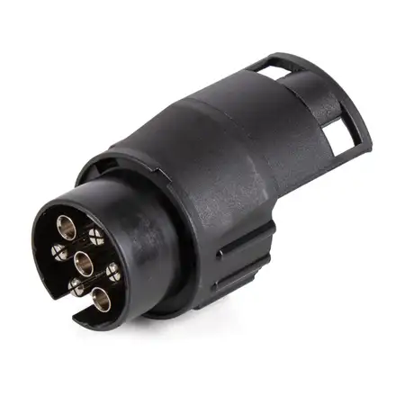 HP 28651 Adapter Kurzadapter Stecker Steckdose Anh&auml;nger Kupplung 7-polig auf 13-polig