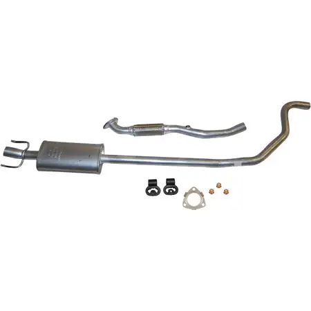 IMASAF Mittelschalld&auml;mpfer + Rohrleitung + Anbausatz OPEL Corsa D 1.4 + 1.4 LPG