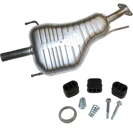 IMASAF Endschalld&auml;mpfer + Anbausatz f&uuml;r OPEL ASTRA G CC 1.4-2.2 16V 75-147 PS