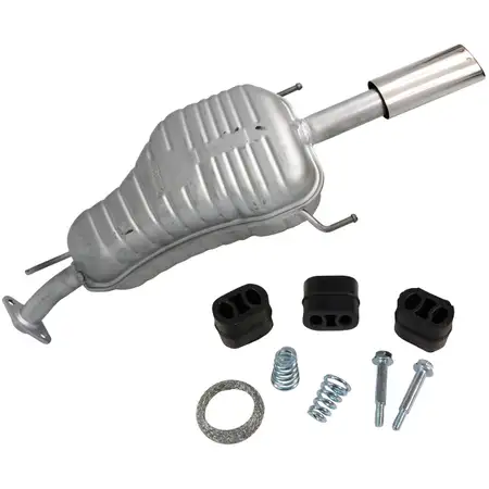 IMASAF Endschalld&auml;mpfer + Anbausatz f&uuml;r OPEL ASTRA G CABRIO / COUPE 1.6-2.2 16V