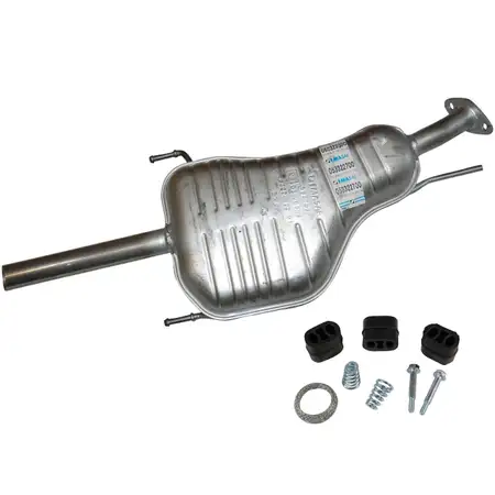 IMASAF Endschalld&auml;mpfer + Anbausatz f&uuml;r OPEL ASTRA G STUFENHECK 1.4-2.2 16V