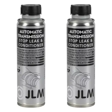 2x 250ml JLM Automatic Transmission Stop Leak &amp; Conditioner Getriebe Abdichter Leck-Stop