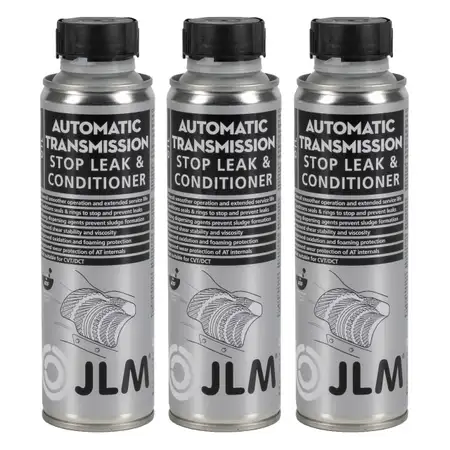 3x 250ml JLM Automatic Transmission Stop Leak &amp; Conditioner Getriebe Abdichter Leck-Stop