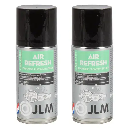 2x 150ml JLM J08010 Air Refresh Orange Flower Klimareiniger Klimaanlagenreiniger Reiniger