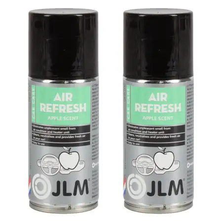 2x 150ml JLM J08011 Air Refresh Apple Klimareiniger Klimaanlagenreiniger Reiniger