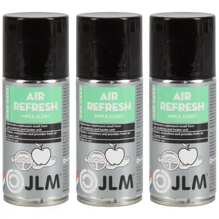 3x 150ml JLM J08011 Air Refresh Apple Klimareiniger Klimaanlagenreiniger Reiniger