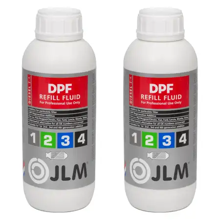 2x 1 Liter JLM J02260 DPF Nachf&uuml;llfl&uuml;ssigkeit Additiv f&uuml;r Dieselpartikelfilter