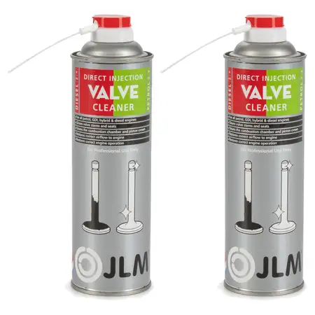 2x 500ml JLM J03190 Valve Cleaner Reiniger f&uuml;r Direkteinspritzventile GDI Diesel Hybrid