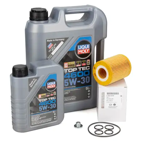 6L LIQUI MOLY 5W-30 Motor&ouml;l + ORIGINAL &Ouml;lfilter OPEL Astra H J Mokka / X Zafira B 1.7 CDTI