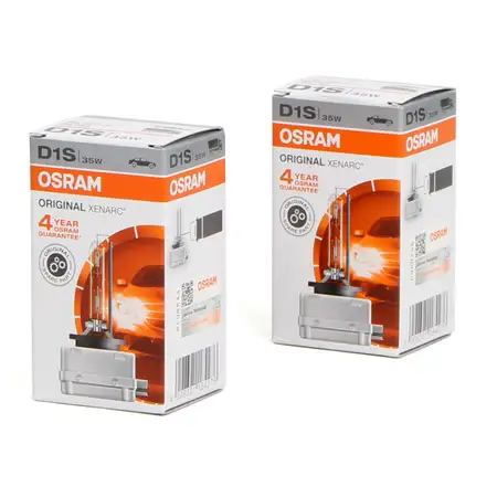 2x OSRAM Xenarc Xenon Brenner D1S ORIGINAL 85V 35W PK32d-2 66140