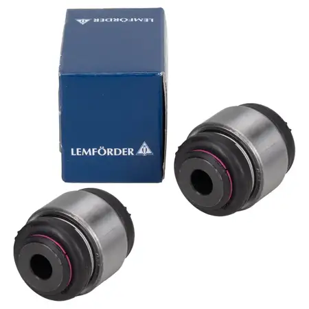 2x LEMF&Ouml;RDER 1320801 Querlenkerlager BMW 3er E36 E46 Z4 E85 E86 E89 Z1 hinten oben au&szlig;en