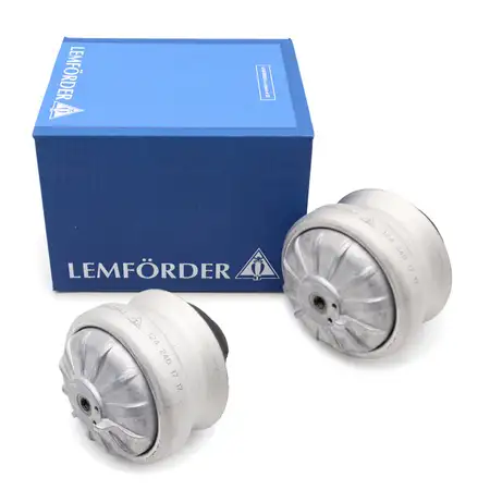 2x LEMF&Ouml;RDER Motorlager Hydrolager MERCEDES 190 W201 W124 S124 C124 A124 vorne 1242401717