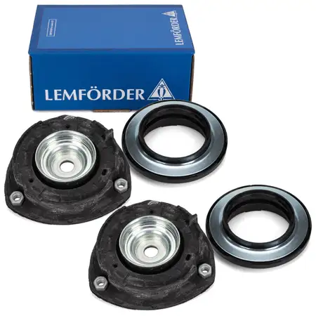 2x LEMF&Ouml;RDER 3757401 Federbeinlager + W&auml;lzlager VW Golf 7 Passat B8 Tiguan A3 8V vorne