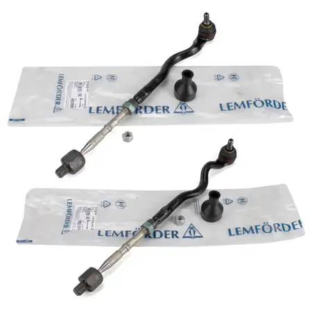 2x LEMF&Ouml;RDER Spurstange + Spurstangenkopf BMW 3er E46 M3 / CSL vorne 2228785 + 2228786