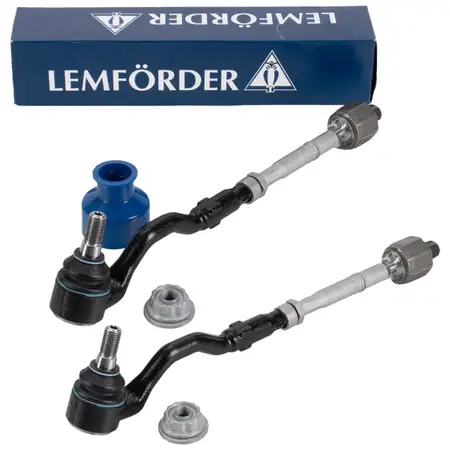 2x LEMF&Ouml;RDER 3100102 Spurstange + Kopf BMW X5 E70 X6 E71 E72 Vorderachse 32106793496