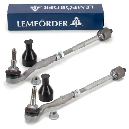 2x LEMF&Ouml;RDER Spurstange + Kopf BMW 5er F10 F11 F07 6er F12 F13 F06 7er F01-04 vorne