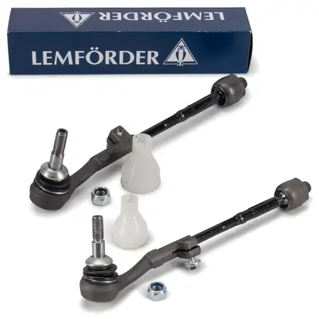 2x LEMF&Ouml;RDER Spurstange + Spurstangenkopf BMW E81 E82 E87 E88 3er E90 E91 E92 E93 vorne