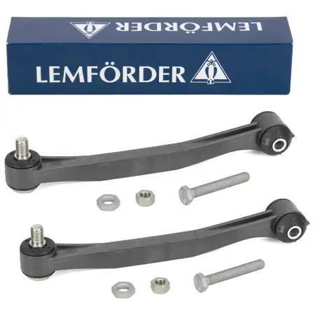 2x LEMF&Ouml;RDER 1076403 Koppelstange MERCEDES 190 W201 W202 W124 W210 R171 hinten 1243200289