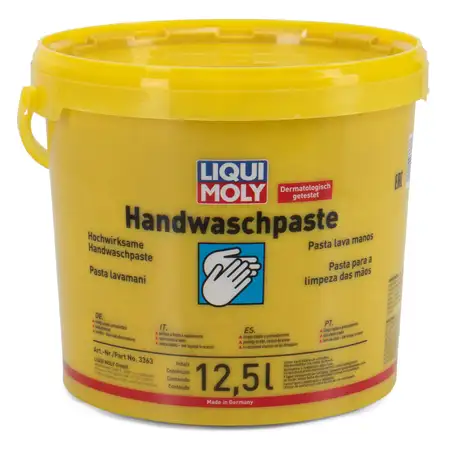 LIQUI MOLY 3363 Handwaschpaste Handwaschcreme Handseife Handreiniger 12,5 Liter