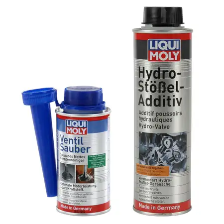 LIQUI MOLY Additiv Set Ventil Sauber 150ml + Hydro-St&ouml;ssel-Additiv Zusatz 300ml