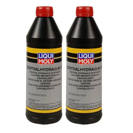 2x 1 Liter LIQUI MOLY Hydraulik&ouml;l Zentralhydraulik&ouml;l Zentralhydraulik-&Ouml;l 1127