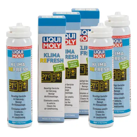 3x 75ml LIQUI MOLY Klima Refresh Klimareiniger Klimaanlagenreiniger allergenfrei