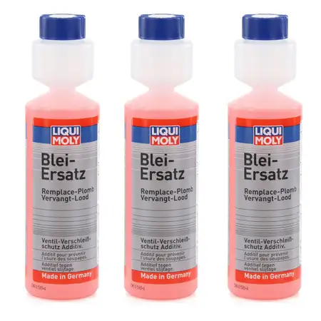 3x 250ml LIQUI MOLY Bleiersatz Blei-Ersatz Additiv Benzin Kraftstoffadditiv