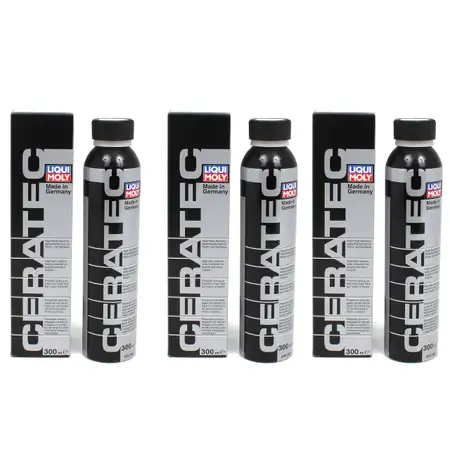 3x 300ml LIQUI MOLY 3721 CeraTec Keramik Verschlei&szlig;schutz &Ouml;l Additiv Ceratec