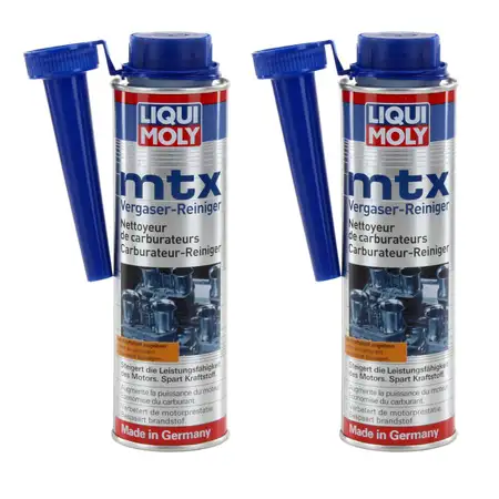 2x 300ml LIQUI MOLY Benzinadditiv MTX Vergaser-Reiniger Vergaserreiniger 5100