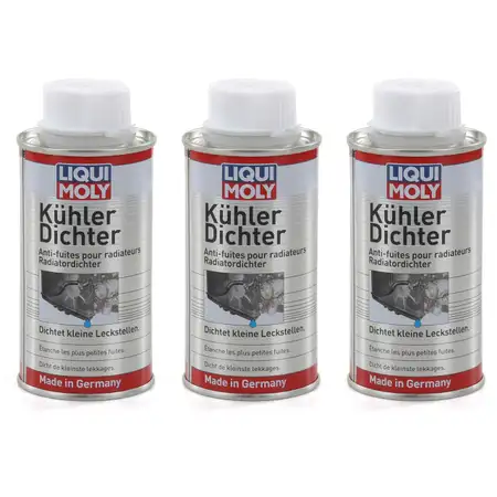 3x 150ml LIQUI MOLY K&uuml;hlerdichter K&uuml;hler-Dichtmittel-Additiv Dichtungsmittel