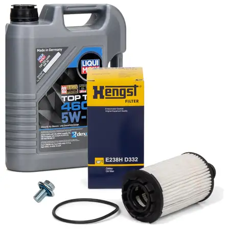 5L LIQUI MOLY Motor&ouml;l 5W30 dexos2 + HENGST &Ouml;lfilter OPEL Insignia A B Zafira C 2.0 CDTI