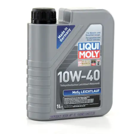 LIQUI MOLY Motor&ouml;l &Ouml;l MoS2 LEICHTLAUF 10W40 10W-40 1L 1Liter 1091