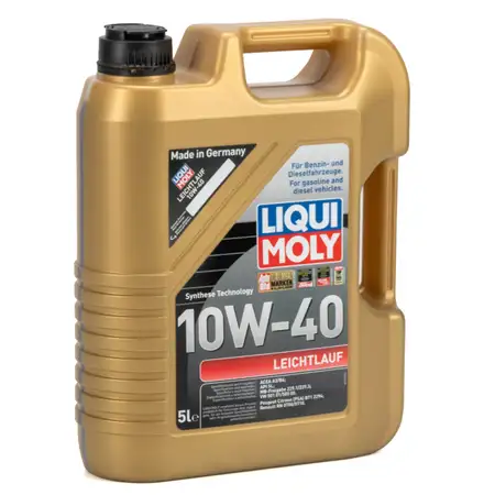 5 Liter LIQUI MOLY 1310 Motor&ouml;l &Ouml;l Leichtlauf 10W40 MB 229.1/3 VW 501.01/505.00