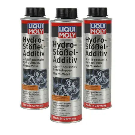 3x 300ml LIQUI MOLY 1009 Hydro-St&ouml;&szlig;el-Additiv Hydrost&ouml;&szlig;el Reiniger &Ouml;l Additiv