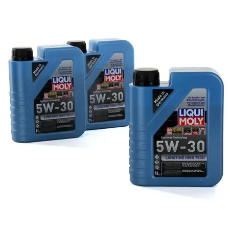 LIQUI MOLY Motor&ouml;l &Ouml;l LONGTIME HIGH TECH 5W30 5W-30 3L 3Liter 1136