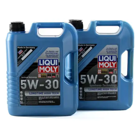 LIQUI MOLY Motor&ouml;l &Ouml;l LONGTIME HIGH TECH 5W30 5W-30 10L 10Liter 1137