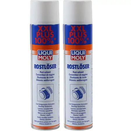 LIQUI MOLY Rostl&ouml;ser Schnell-Rostl&ouml;ser Fast-Rust-Dissolver Aerosol XXL 2x 600ml