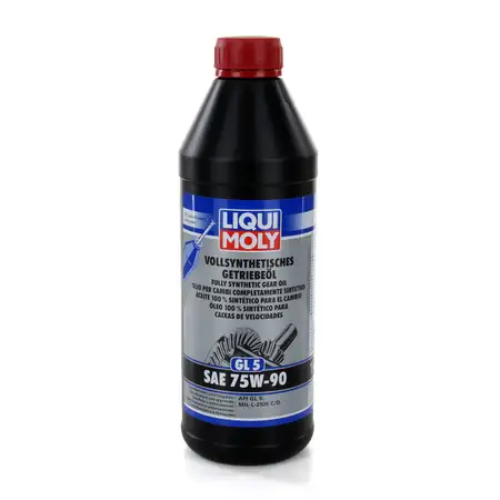 LIQUI MOLY Getriebe&ouml;l Schaltgetriebe&ouml;l GL-5 SAE 75W-90 1 Liter 1414