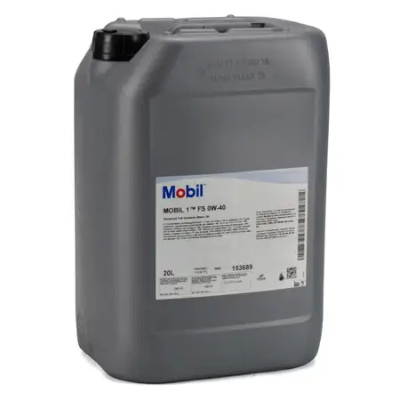 Mobil 1 FS A40 Motor&ouml;l &Ouml;l 0W-40 0W40 PORSCHE A40 VW 505.00 505.00 - 20L 20 Liter