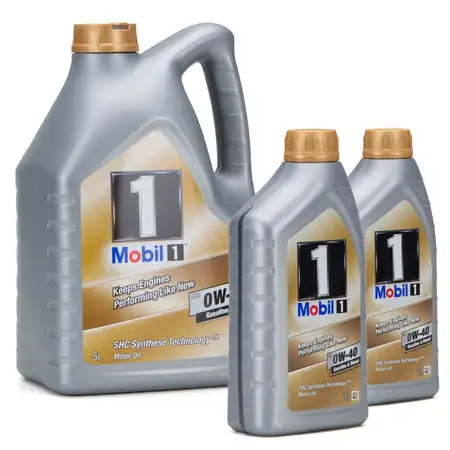 7L 7 Liter Mobil 1 FS Motor&ouml;l &Ouml;l 0W-40 0W40 MB PORSCHE A40 VW 502.00 505.00