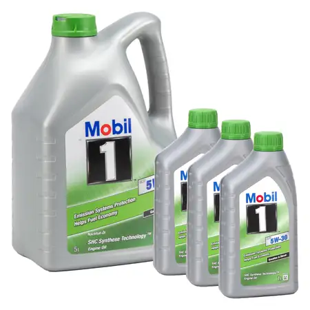 8L 8 Liter Mobil 1 ESP 5W-30 Motor&ouml;l BMW LL-04 MB 229.31/.51 PORSCHE C30 VW 504/507.00