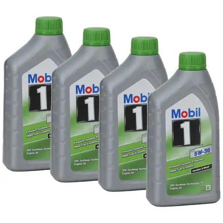 4L 4 Liter Mobil 1 ESP 5W-30 Motor&ouml;l BMW LL-04 MB 229.31/.51 PORSCHE C30 VW 504/507.00