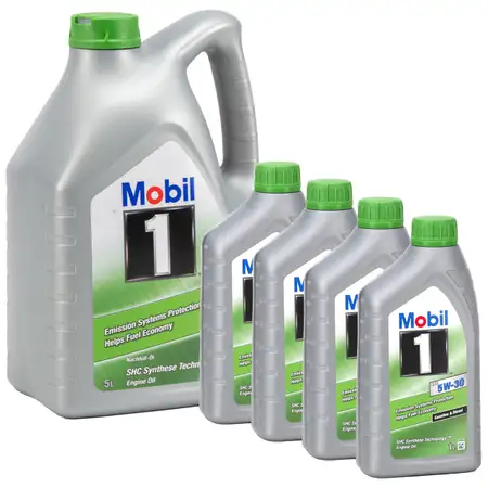 9L 9 Liter Mobil 1 ESP 5W-30 Motor&ouml;l BMW LL-04 MB 229.31/.51 PORSCHE C30 VW 504/507.00