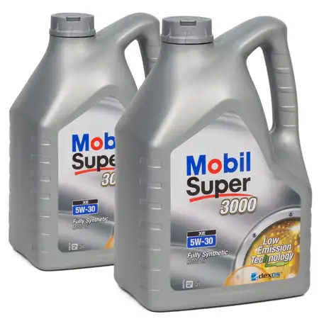 10L 10 Liter Mobil 3000 SUPER XE 5W-30 Motor&ouml;l MB 229.31/51/52 dexos2 VW 505.00/505.01