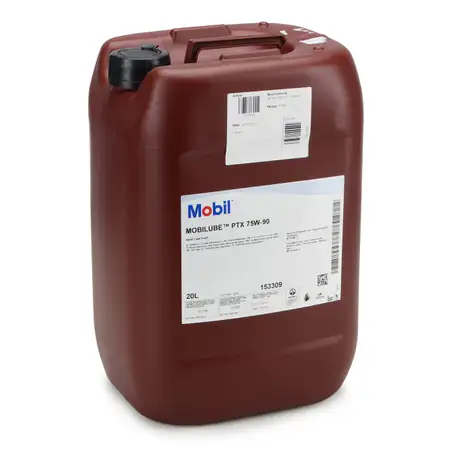 20L MOBIL Automatikgetriebe&ouml;l MOBILUBE PTX 75W-90 API GL-4 GL-5 ZF TE-ML 11